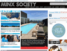 Tablet Screenshot of minxsociety.com